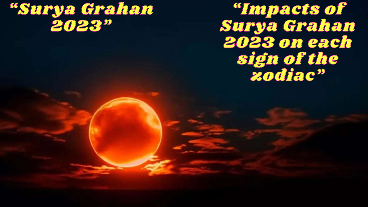 On October 14, 2023, A ‘Solar Eclipse’ will take place.